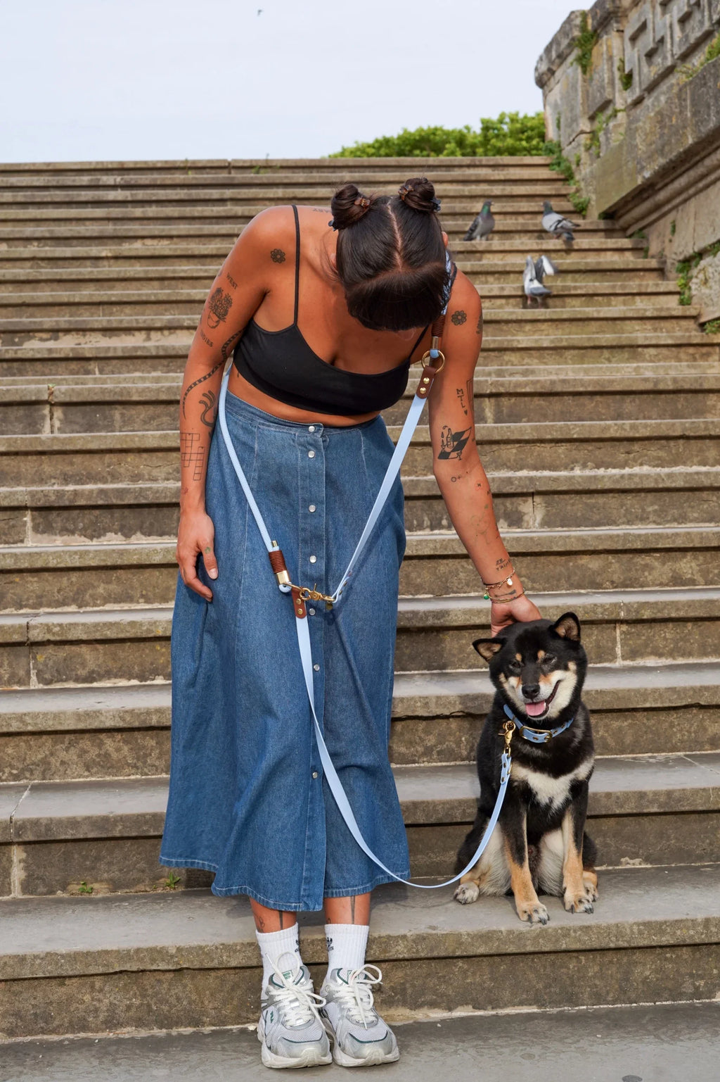 Collier tressé Blue - Pli Paris x Chez Eddy