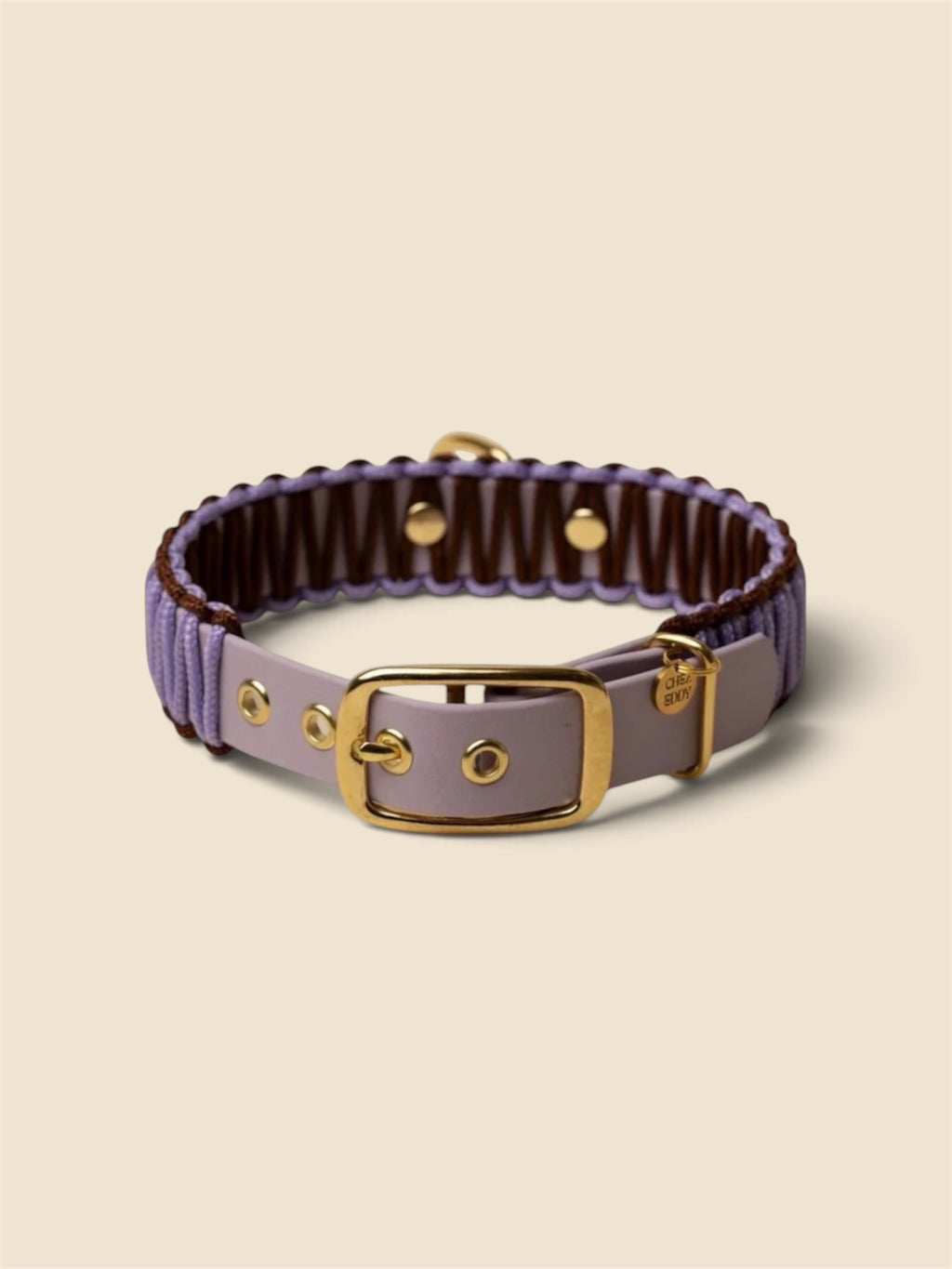 Collier tressé Lilas - Pli Paris x Chez Eddy
