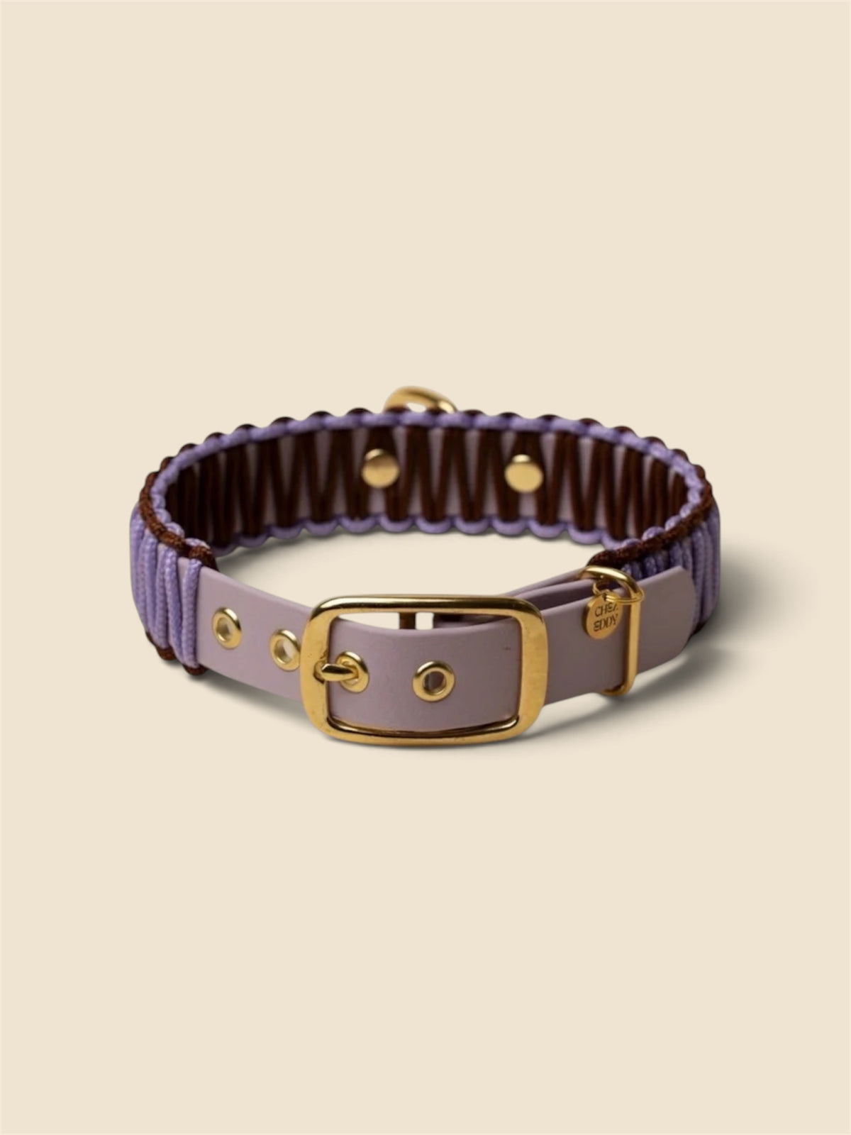 Collier tressé Lilas - Pli Paris x Chez Eddy