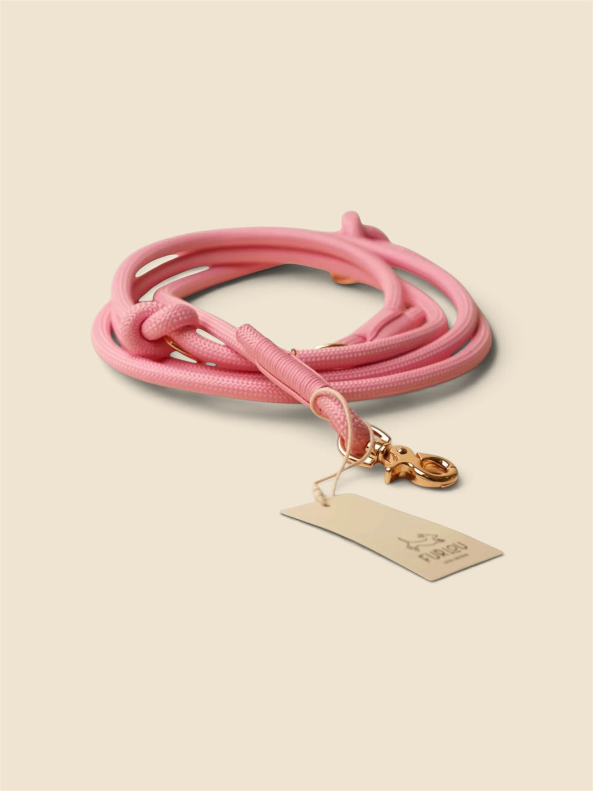 Laisse corde Rose - Furlou