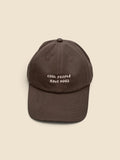 Casquette marron Cool People Have Dogs - Chez Eddy